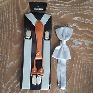 Bow Tie and Suspender Set